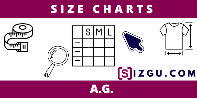 A G Size Charts SIZGU