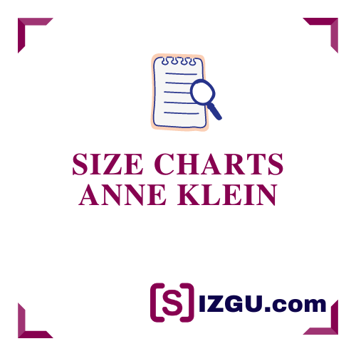Size Charts Anne Klein » SIZGU.com