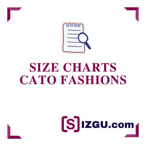 Cato Fashions Size Charts »