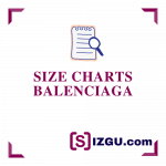 balenciaga size chart t shirt