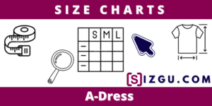 Size Charts A-Dress
