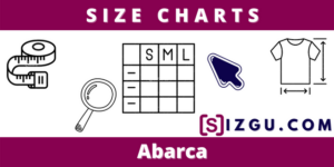 Size Charts Abarca