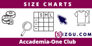 Size Charts Accademia-One Club