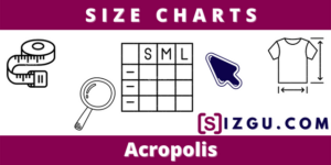 Size Charts Acropolis