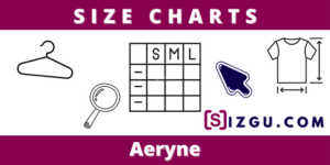 Size Charts Aeryne