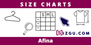 Size Charts Afina