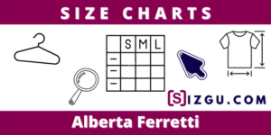 Size Charts Alberta Ferretti