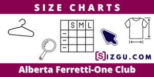Size Charts Alberta Ferretti-One Club