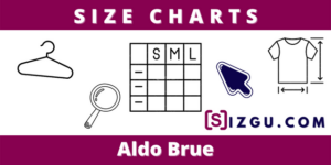 Size Charts Aldo Brue