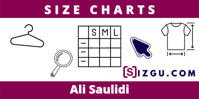Ali Saulidi Size Charts » SIZGU.com