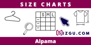 Size Charts Alpama