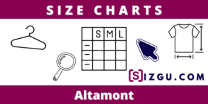 Size Charts Altamont
