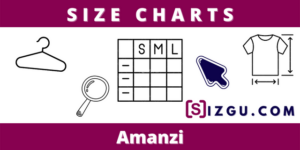 Size Charts Amanzi