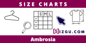 Size Charts Ambrosia