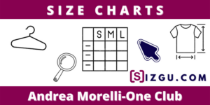 Size Charts Andrea Morelli-One Club